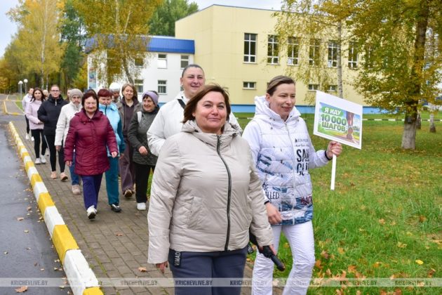 В&nbsp;Кричеве прошла акция &laquo;10&nbsp;000 шагов к&nbsp;здоровью&raquo;